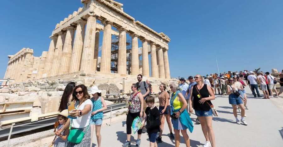 Athens: Panoramic Tour with Guided Acropolis & Museum Visit - Carbon-neutral touring and pacing in real Athens heat