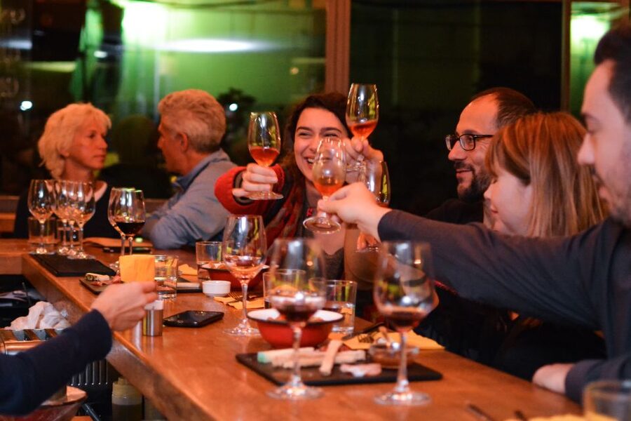 Athens: Premium Food and Wine Tasting Tour in the evening - Premium wine bar: four indigenous Greek wines, paired the right way