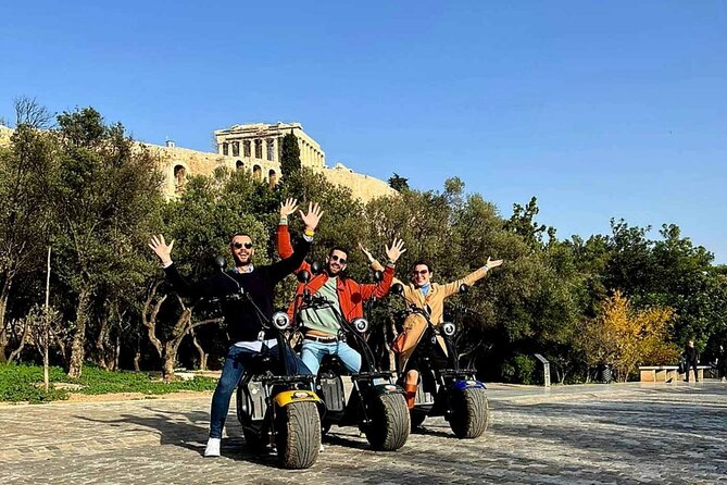 Athens: Premium Guided E-Scooter Tour in Acropolis Area - Odeon of Herodes Atticus: starting under the Acropolis