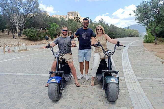 Athens: Premium Guided E-Scooter Tour in Acropolis Area - Kerameikos: Athens’ old pottery quarter and cemetery