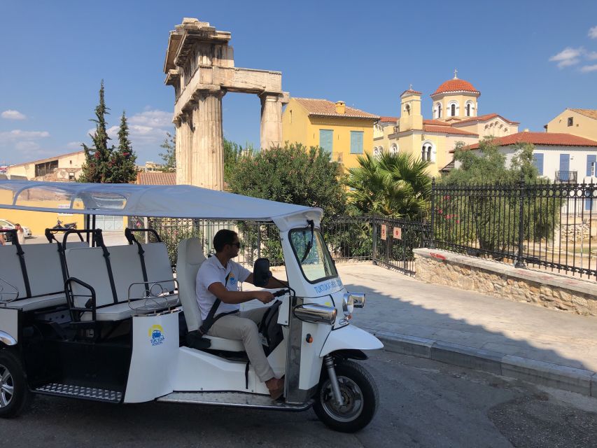 Athens: Private Evening Sightseeing Tour by Electric Tuk-Tuk - Thiseio Views Toward the Parthenon and the Night Energy of Monastiraki
