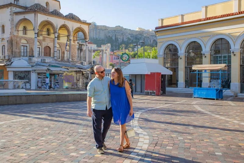 Athens: Professional Photoshoot - Premium package: Anafiotika’s island vibe and up toward sunset views