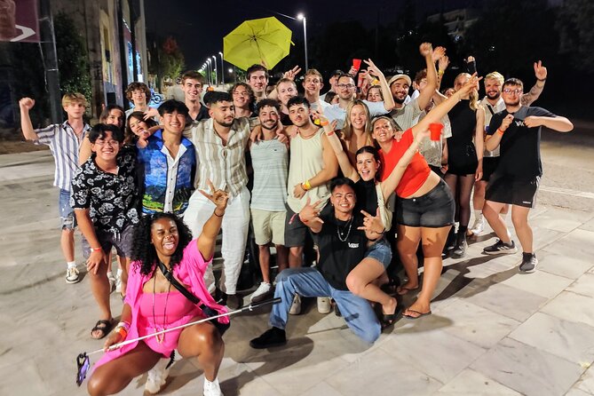 Athens Pub Crawl with 1hr Open Bar & VIP Nightclub Access - Starting at Plateia Thiseos at 10:00 pm: the rhythm of a good night