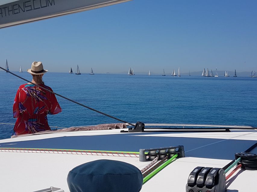 Athens: Riviera Catamaran Cruise with Meal and Drinks - What the small group size does for your comfort