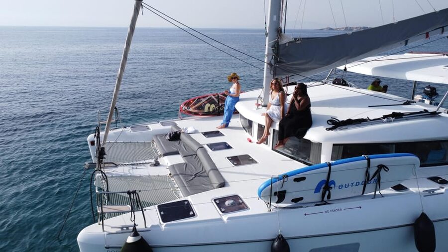 Athens: Riviera Catamaran Tour with Fresh Meal and Drinks - Pier 7 Check-In: Alimos marina meet-up and first impressions