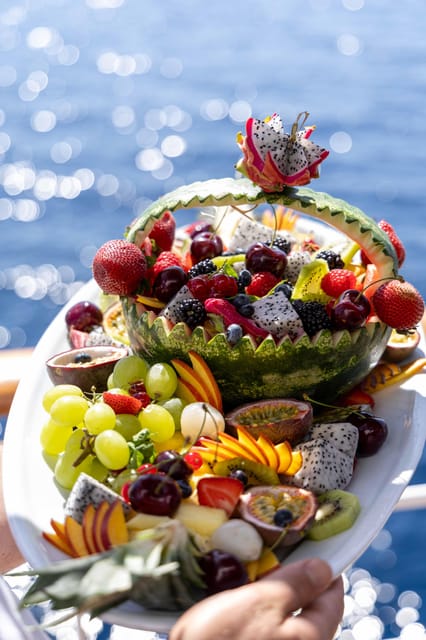 Athens: Saronic Islands Cruise with VIP Area Seating & Lunch - Food, drinks, and the real meaning of “VIP area”