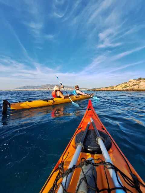 Athens: Sea Kayak Sunset Tour - The start at the beach: short instruction, quick confidence