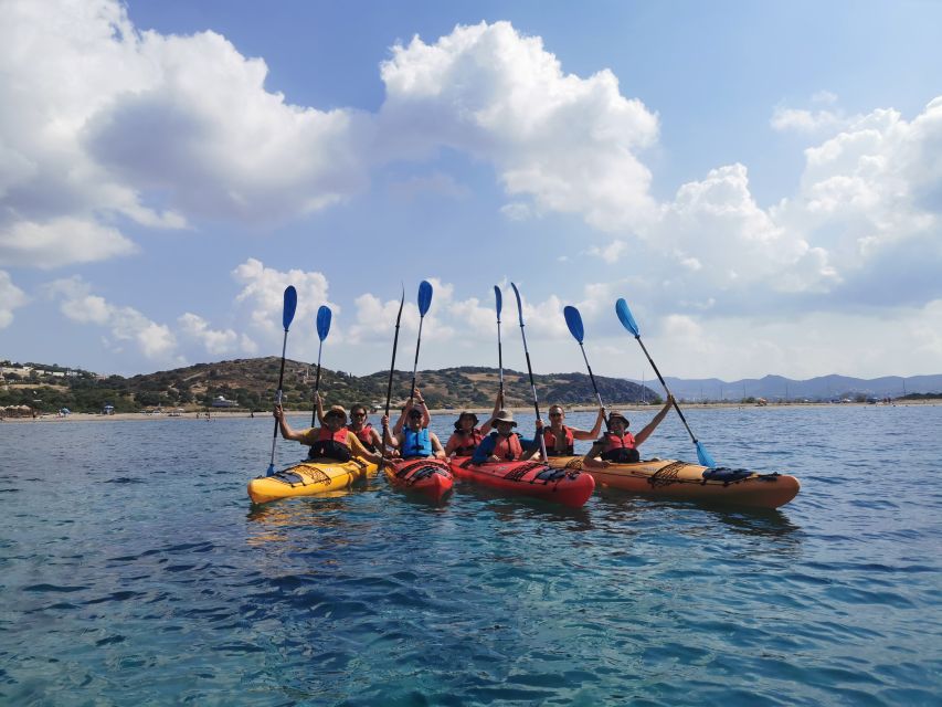 Athens: Sea Kayaking Adventure on the South/East Coast - Breaks, snacks, and picnic time in warm sun