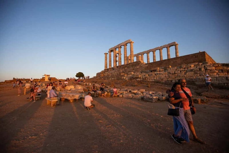 Athens: Sunset Tour to Cape Sounion & the Temple of Poseidon - The Athens Riviera Drive: Glyfada, Vouliagmeni, Varkiza