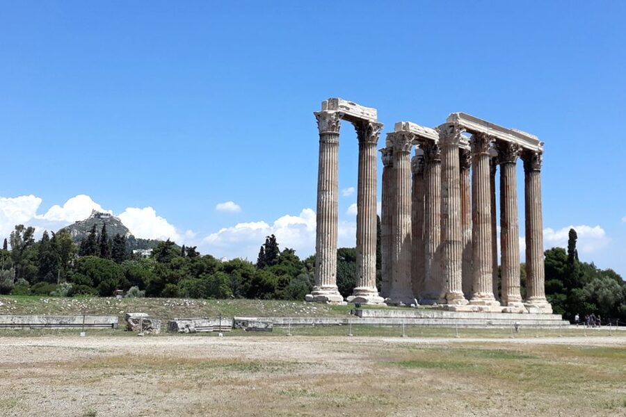 Athens: Temple of Olympian Zeus Ticket and Audio Tour - Wandering through 17-meter pillars without getting lost