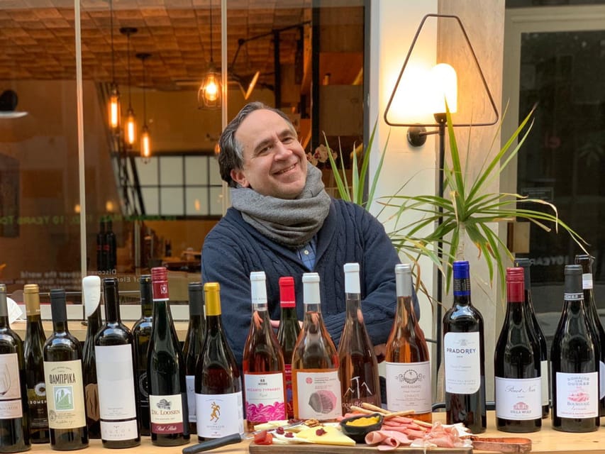 Athens: Wine O'Clock Tasting! - The 2-hour flow: 5 wines, 5 pairings, and a map you can keep