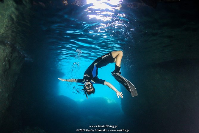 Boat Trip in Crete with Guided Snorkeling and Free Pick up! - Marathi snorkeling in calm water, built for beginners