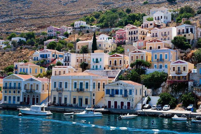 Boat Trip to Symi Island with swimming stop at St George Bay - Rhodes to Symi, what this day really feels like