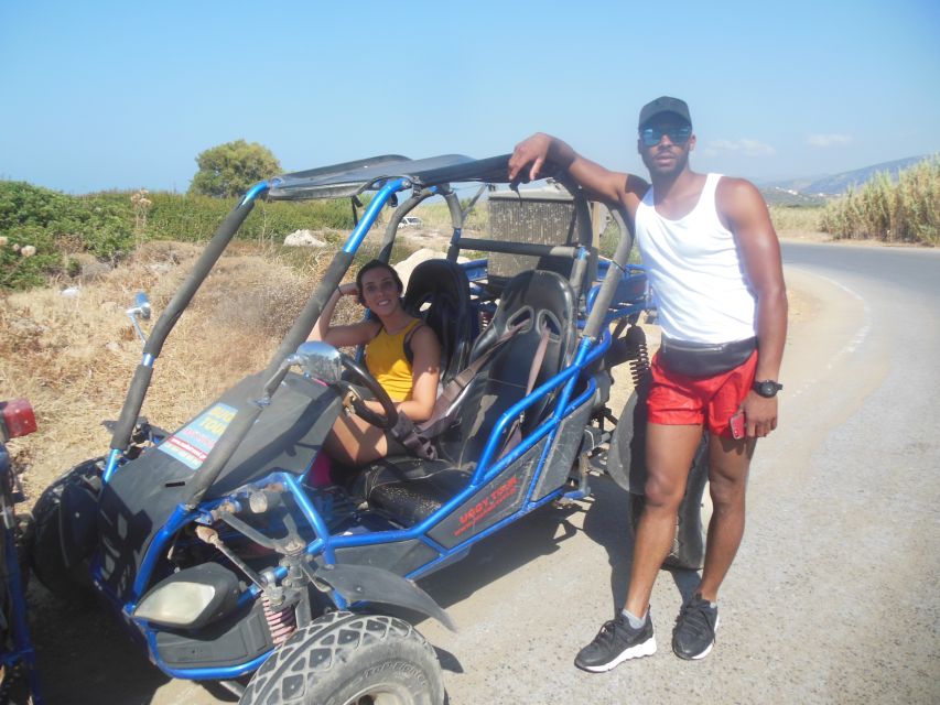 Buggy safari Crete (Transfer and lunch) analipsi- hersonisos - Minoa Palace stop, then Sissi village time with a real sense of place