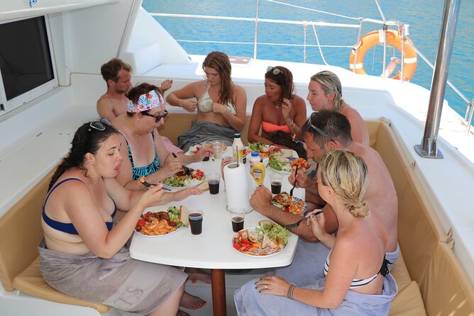 Catamaran Cruises Rhodes - 6 Hours Day Cruise ALL INCLUSIVE - Kallithea Springs: Your Final Hour, Plus Cave-Edge Exploring