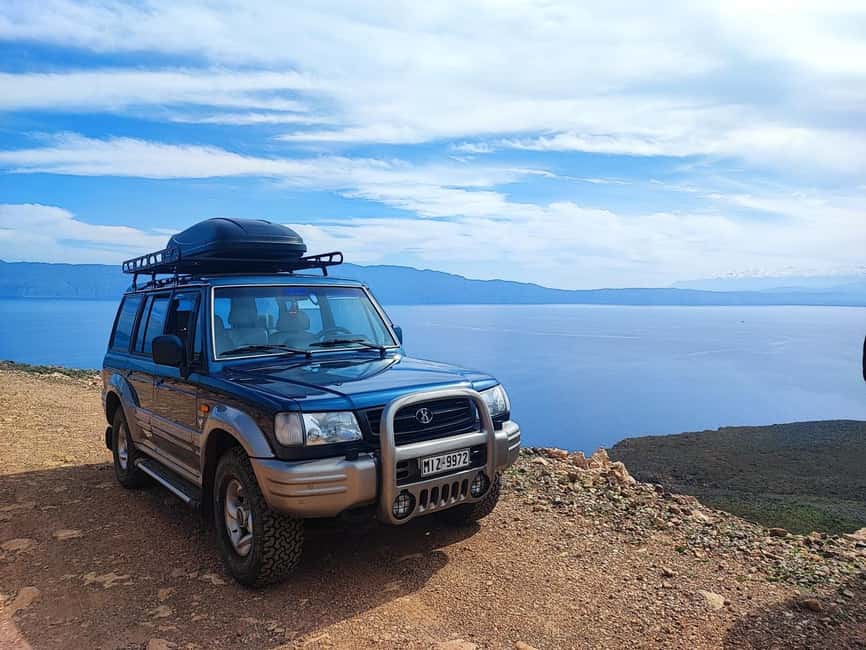Chania: Balos Lagoon 4x4 Jeep Safari Tour from Kissamos - The scenic viewpoints: your best photos happen before Balos