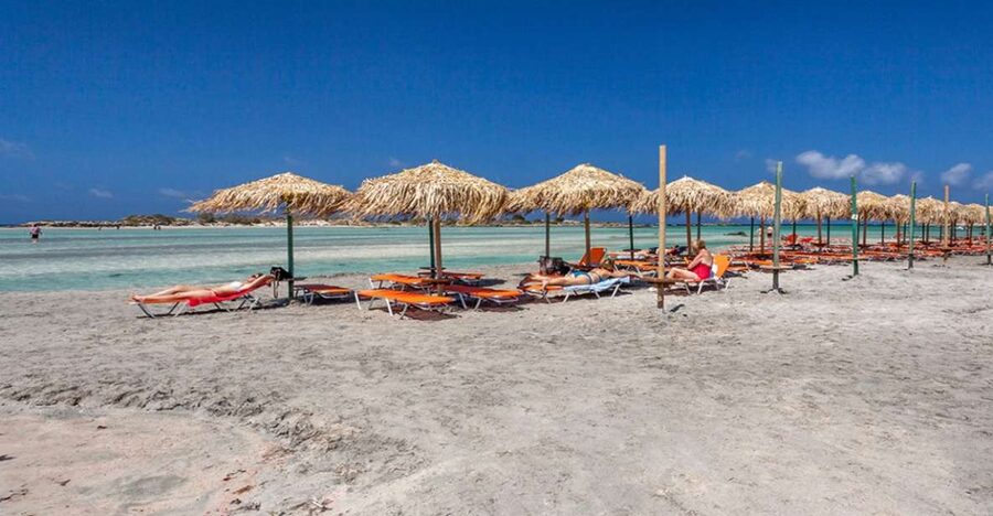 Chania: Elafonisi and Milia Mountain with Loungers and Lunch - The 4WD ride from Chania toward Milia Mountain Retreat