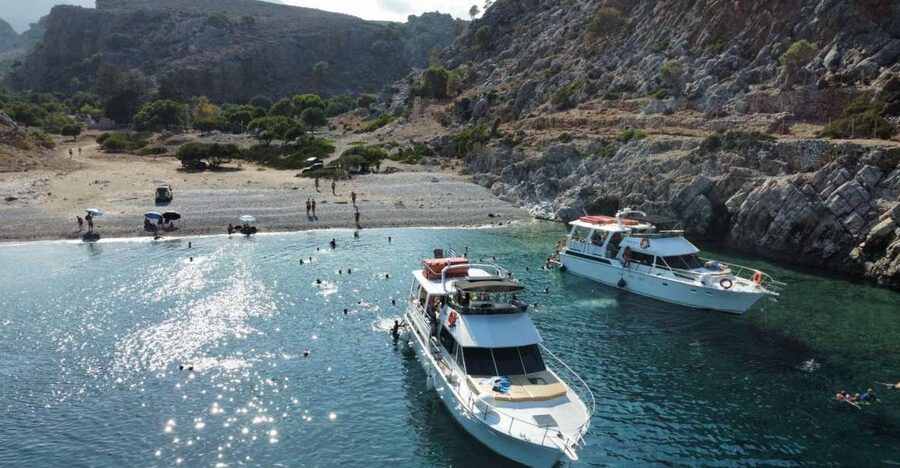 Chania: Menies Beach & Chironisia Bay Cruise with Snorkeling - From Rodopou Peninsula to Your First Swim: How the Timing Feels