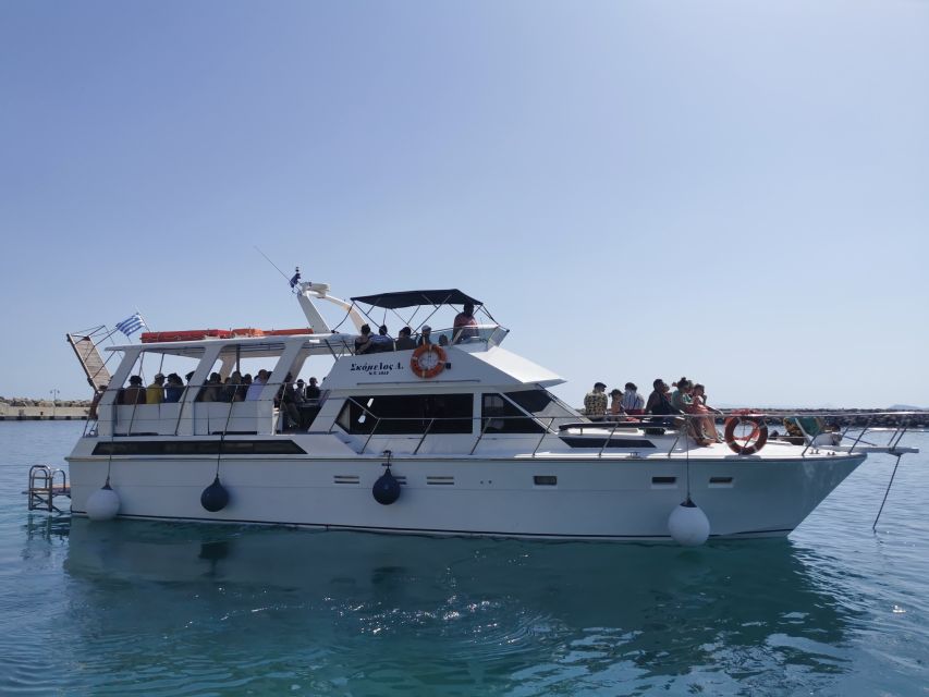 Chania: Menies Beach & Chironisia Bay Cruise with Snorkeling - Chironisia Bay: A Boat-Only Hidden Bay and Small Cave Snorkeling
