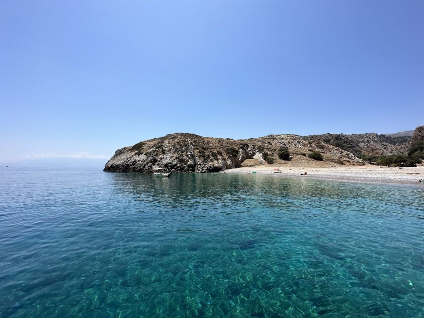 Chania: Menies Beach & Chironisia Bay Cruise with Snorkeling - Getting There the Simple Way: Kolymbari Port and Smile Cruises