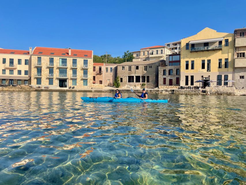 Chania: Morning Sea Kayak Tour Along the Coastline - Safety briefing and kayak setup with Haris