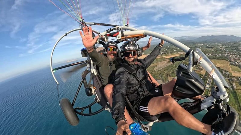 Chania: Paratriking Experience with a Professional Pilot - Safety and Comfort, Without the Airplane Vibe
