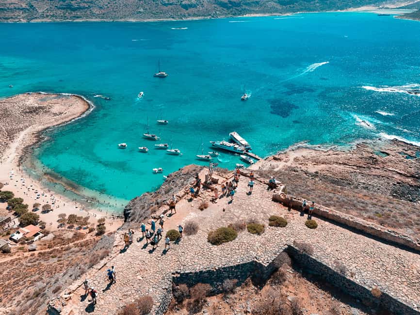 Chania/Rethymno: Balos & Gramvousa With Pickup & Boat Ticket - Balos Lagoon: pink-white sand, turquoise water, and real swim time