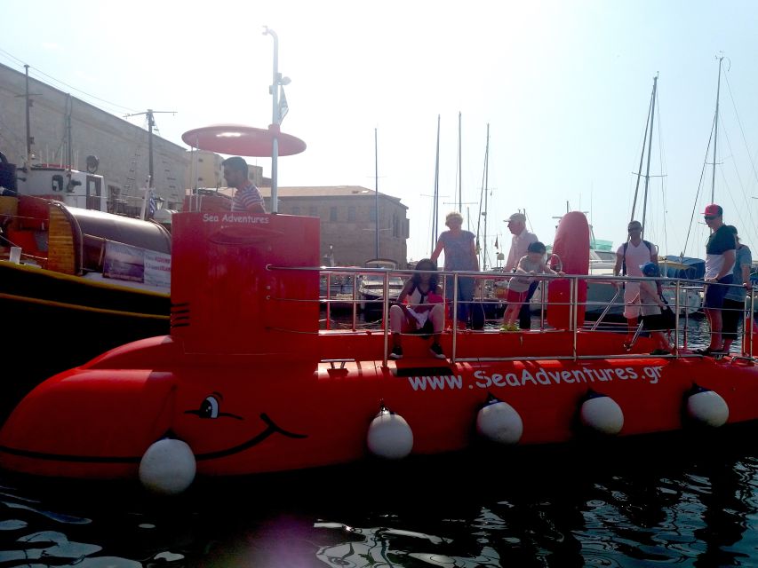 Chania: Semi-Submarine Boat Underwater Experience - Staying dry with underwater windows, and what you will spot