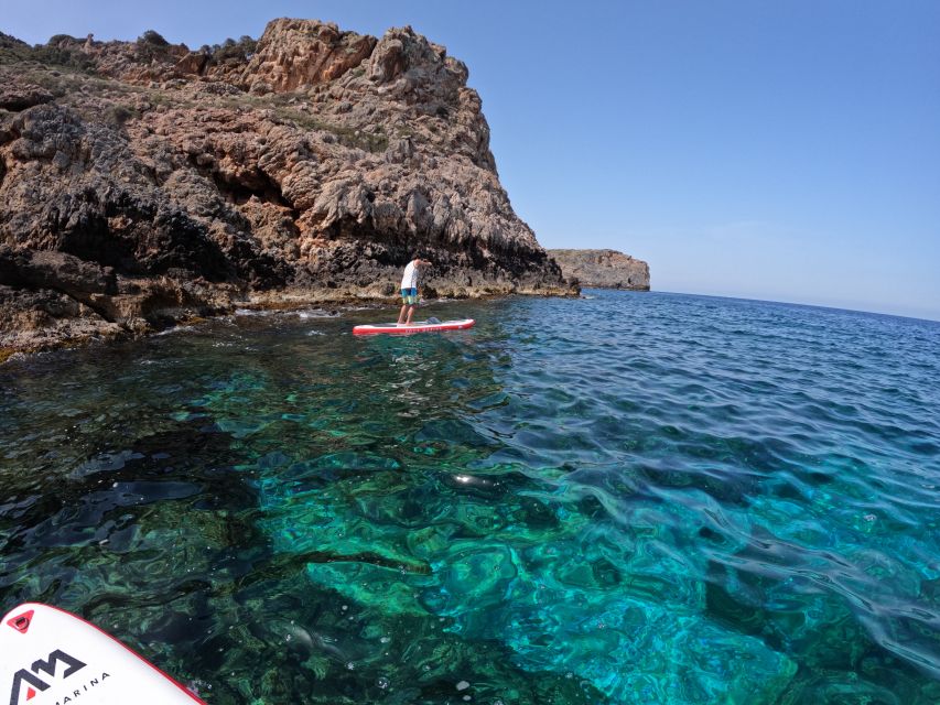 Chania: Stand-up Paddleboard Tour to Lazareta Island - Snorkeling time: fish spotting, sea turtles, and that real-world thrill