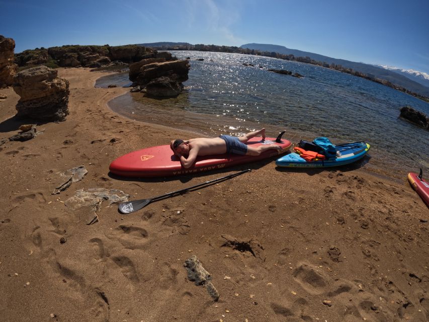 Chania: Stand-up Paddleboard Tour to Lazareta Island - How the experience unfolds in real life, from warm-up to island relaxation