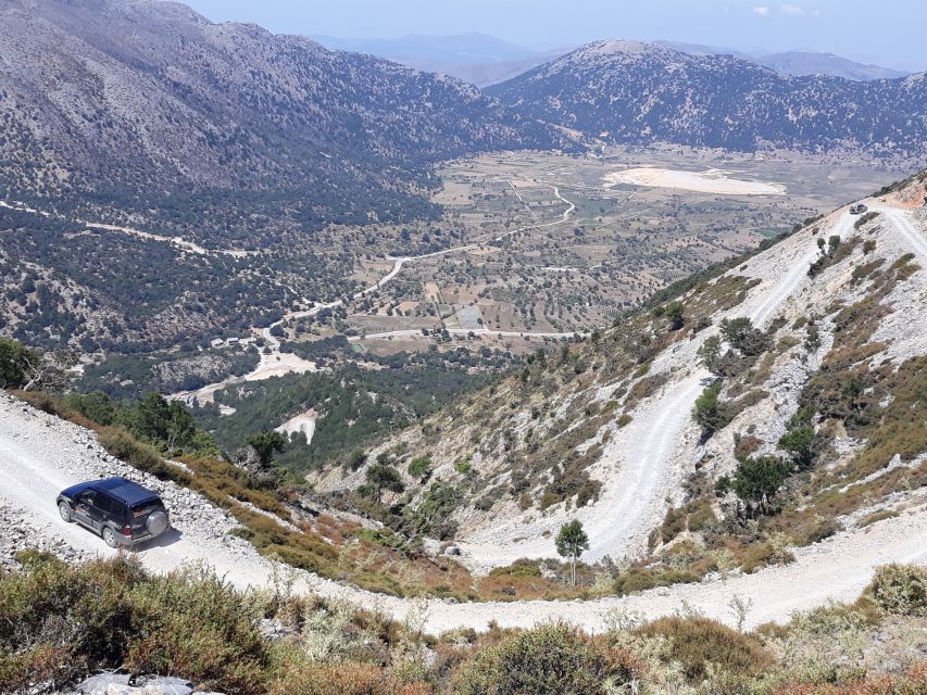 Chania: White Mountains Safari Tour with Lunch and Tastings - The ride back to Chania: Aegean Sea viewpoints and grove-country changes