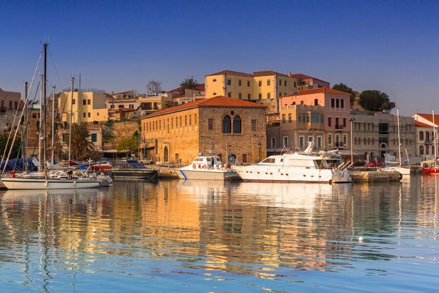 Chania: Wine, Food, and Sunset Tour with 3-Course Dinner - Raki nightcap at the Old Port