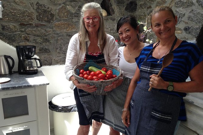 Cooking Classes in Mykonos Greece - Eating your way through the meal, with wine included
