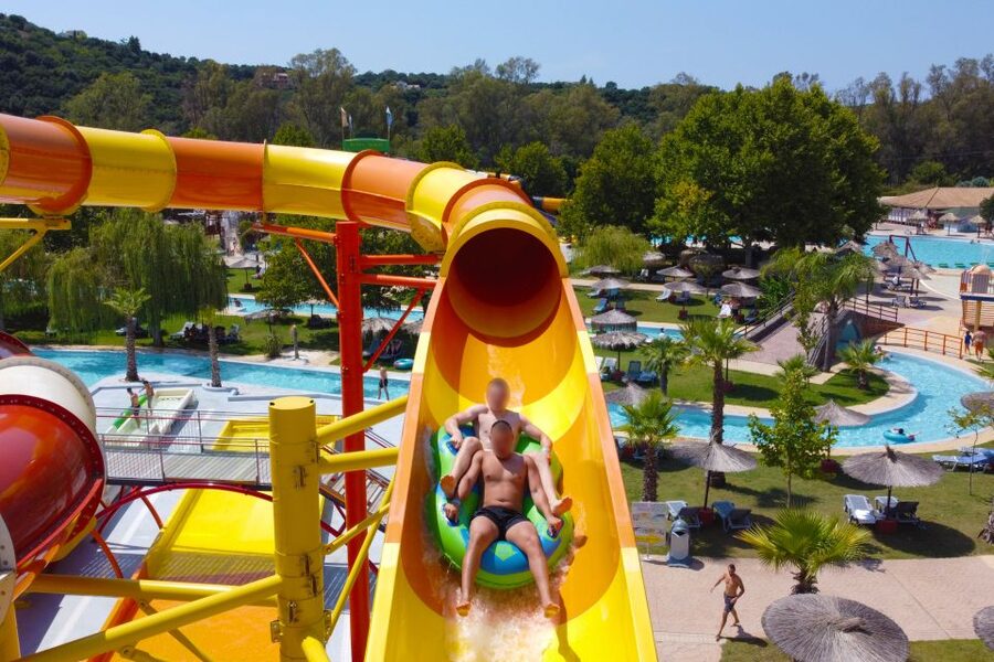 Corfu: Aqualand Water Park 1- or 2-Day Entry Tickets - Arrival at the Entrance: Sun Beds, Safety, and First-Slide Strategy