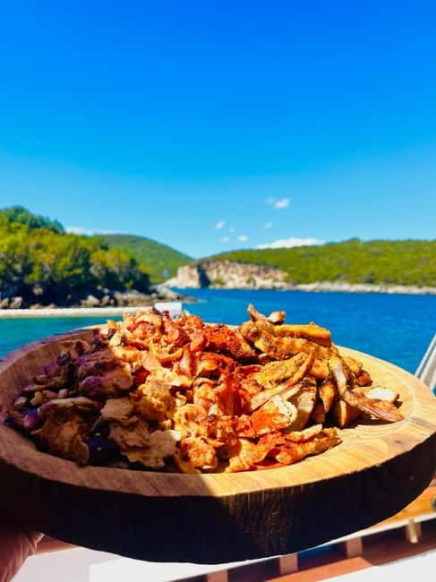 Corfu: Blue Lagoon and Cave Cruise with Drinks and Lunch - The Blue Lagoon swim stop: time in the water, not just photos