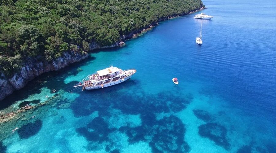 Corfu: Day Cruise to the Blue Lagoon with Visit to Syvota - Bella Vraka beach: secluded cove time with a shorter swim window