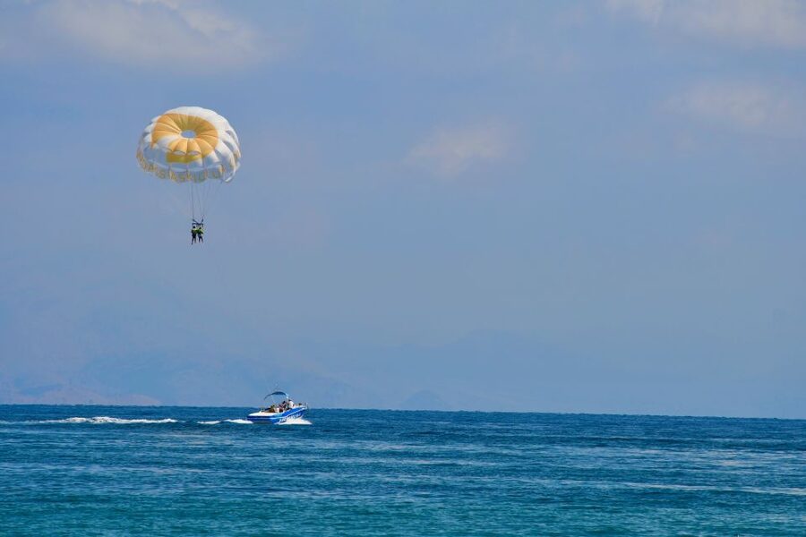 Corfu: Parasailing Adventure Near Corfu Town - Views you’ll get over Dassia, near Corfu Town