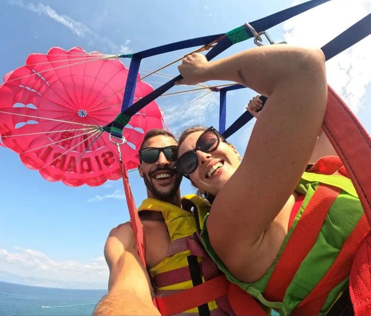 Corfu: Parasailing Experience for 2 in Sidari - Sidari’s Sky View: Canal d’Amour and the Albanian Mountains Above