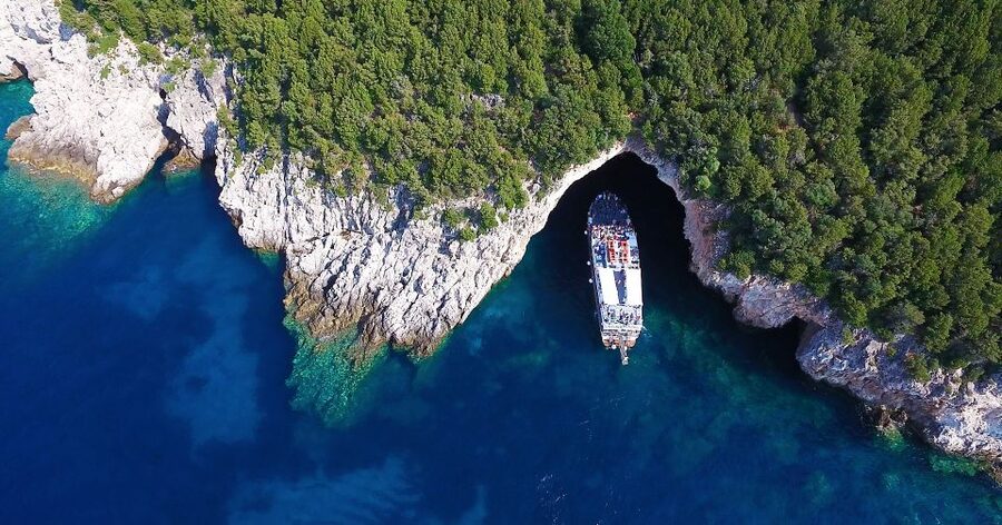 Corfu: Parga, Sivota and Blue Lagoon Full-Day Boat Cruise - Sivota Islands cruising and the cave moment that breaks up the ride