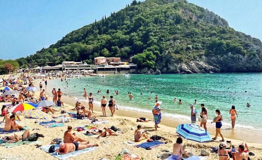 Corfu: Shore & Shared – Palaiokastritsa, Lakones, Kratsalo - Palaiokastritsa: swimming time plus the Monastery of Theotokos climb