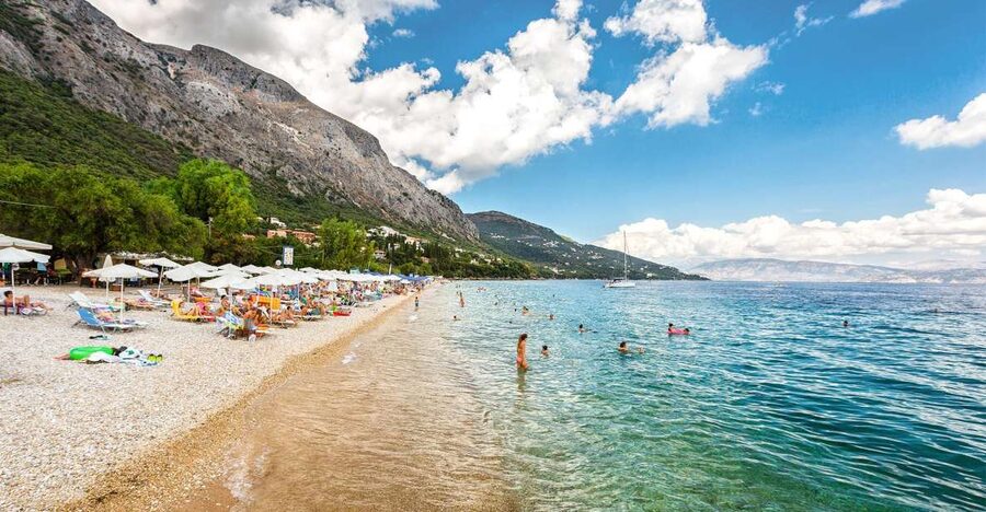 Corfu: Shore & Shared Tour – Kassiopi & Canal d’Amour - Bataria and Pipitos Bay: where the emerald water does the work