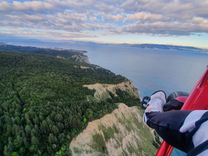 Corfu: Tandem Paratriking Flight over Corfu - Timing in summer: when wind helps and when it spoils the plan