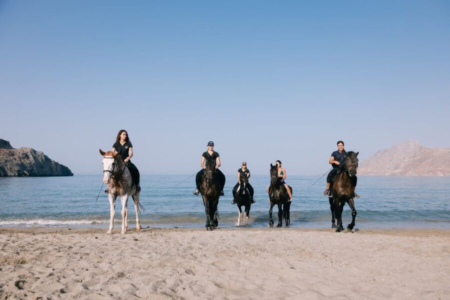 Crete Horse Riding: Plakias Beach Ride - South Crete at dawn, and why this ride is early