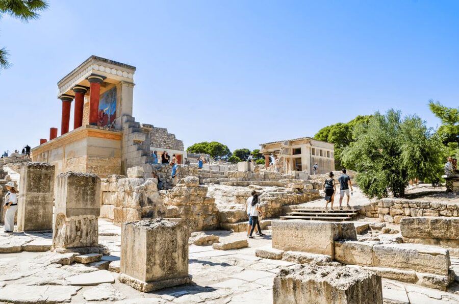 Crete: Knossos Palace Entry Ticket with Optional Audio Guide - Inside the Grand Palace: Workrooms, Living Spaces, and Storerooms