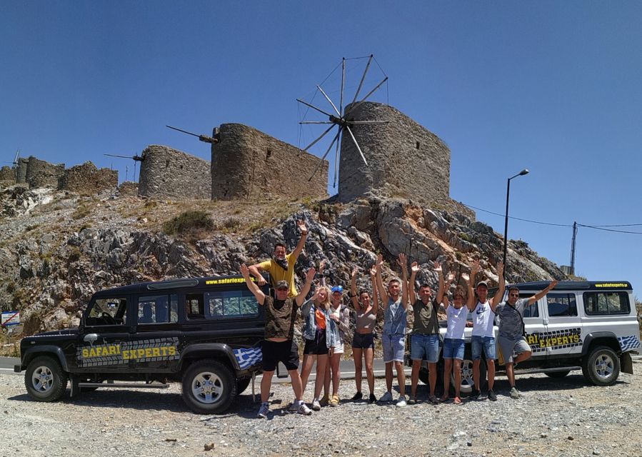 Crete: Lasithi Plateau and Cave of Zeus Off-Road Safari Tour - Windmills, viewpoints, and mythology landmarks you can actually place