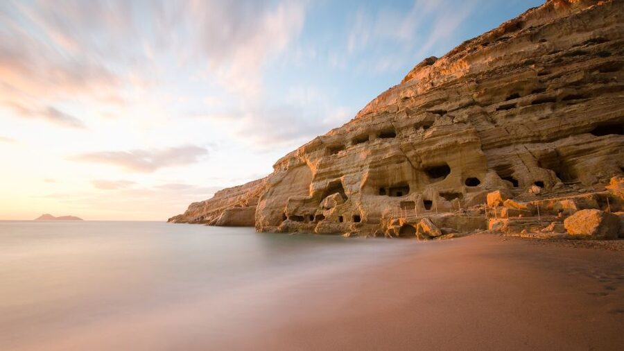 Crete: Matala Beach and Hippie caves, Red beach - Quick hits before you go