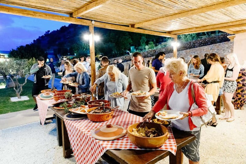 Crete: Olive Oil Festival, Farm Dinner, Live Show & Pickup - The Sissi Village farm start, where the day gets personal