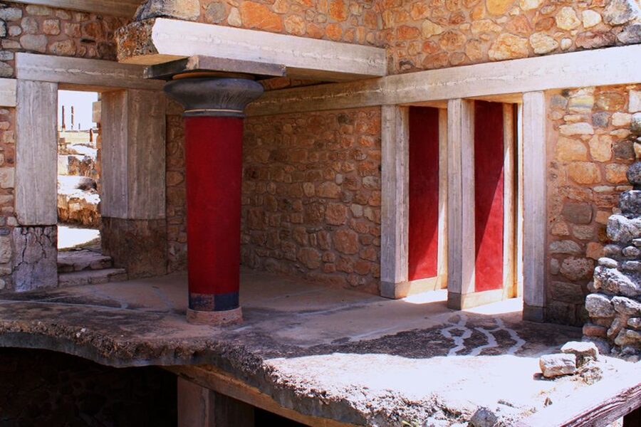 Crete: Palace of Knossos E-Ticket and Audio Guide - West Magazines: administration, storage, and Linear writing context