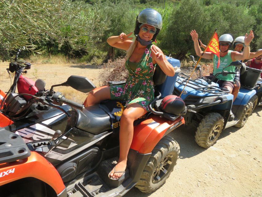 Crete: Quad Safari with Monastery, Malia Palace and Lunch - Malia beach energy, then Potamos Beach swim to end the day