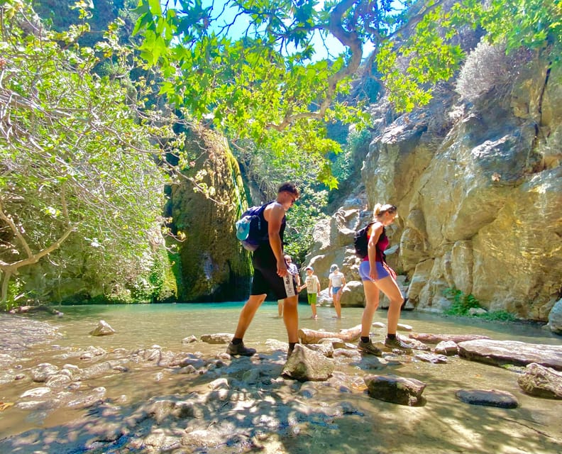 Crete: Richtis Gorge & Waterfall Guided Hiking Tour - Pickup, jeep rides, and the real time commitment